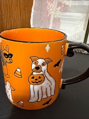Eli + Ana Halloween dog coffee mug